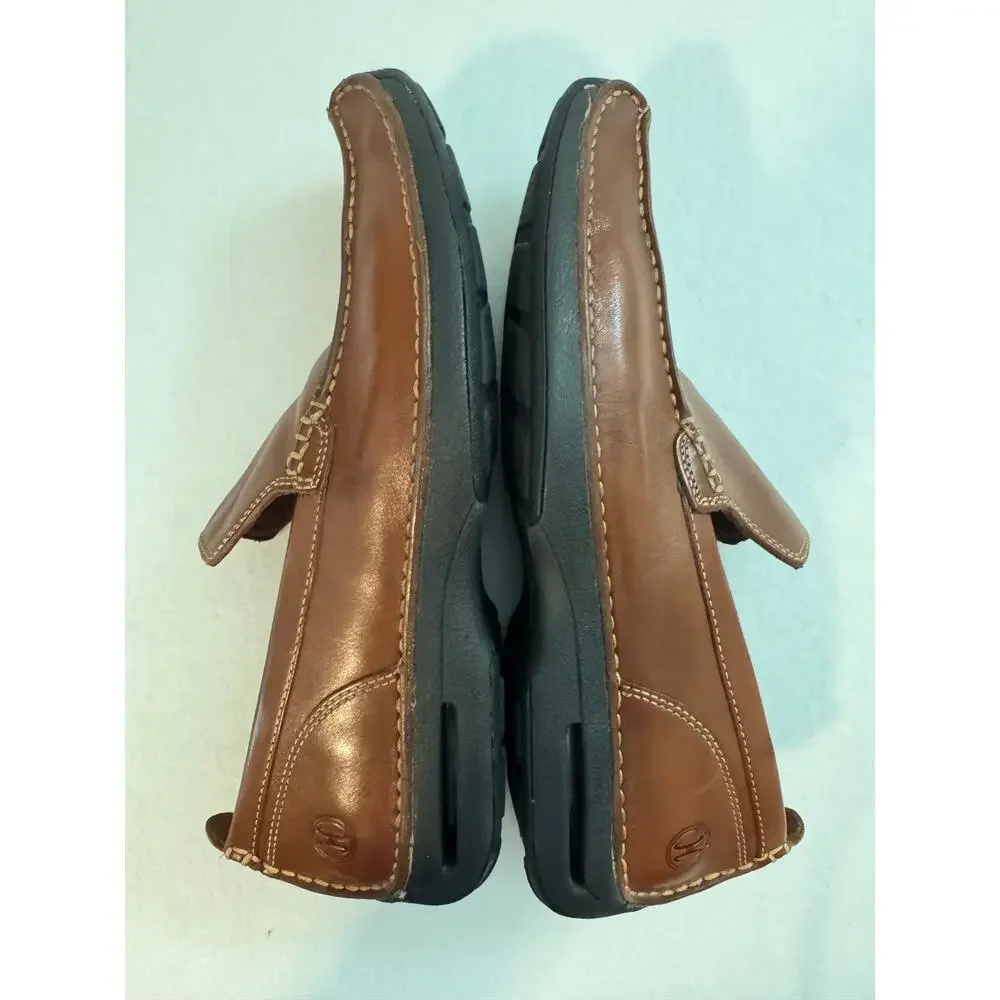 Cole Haan Mens Leather Loafer Dress Driving Shoes Size 9M Cognac Brown